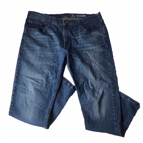 G George Jeans Mens Size 40x29 Slim Straight Jeans - Picture 14 of 15